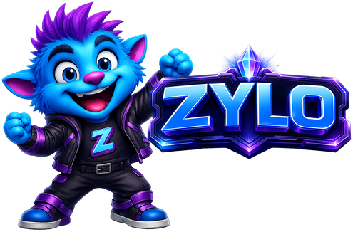 Zylo character and logo